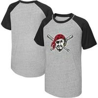 Omladinske MLB produkcije Heather Grey Pittsburgh Pirates MBSG T-Shirt