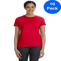 Hanes ženska Ringspun pamuk Nano-T T-Shirt SL