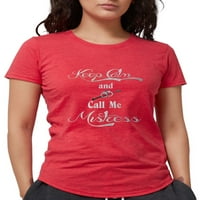Cafepress - nazovite me gospodaricom Ženska majica Deluxe - Ženska tri-mješavina majica