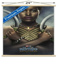 Marvel Cinemat univerzum - Black Panther - Nakia Jedan lim zidni poster sa drvenim magnetskim okvirom, 22.375