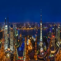 Shanghai Night slika Print na omotanom platnu