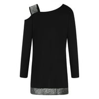 Modne ženske ležerne koždine s dugim rukavima od labave majice dugih rukava, pulover jesenje vrućih6sl44866941
