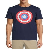 Marvel Muška Kapetan Amerika T-Shirt