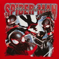 Spider-Man Boys Miles Morales grafička majica, 2 pakovanja, veličine XS-XXL