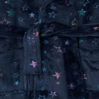 Wonder Nation Set za spavanje pidžame za djevojčice s ogrtačem, 3 komada, veličine 4 - & Plus