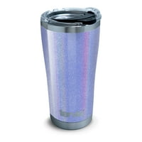 Shimmer Silver Violet Oz čaša od nerđajućeg čelika sa poklopcem