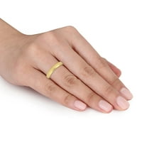 Miabella ženski 10kt žuto zlato Miligrain detalj vjenčani prsten