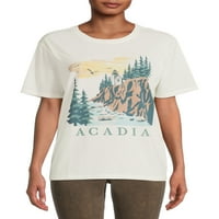 Time & Tru ženska Arcadia grafička majica sa kratkim rukavima
