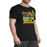 Mardi Gras muške Jazz kolaž kratki rukav T-Shirt