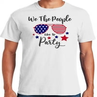 Grafička Amerika SAD 4. jula Dan nezavisnosti Party Collection za majicu