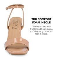 Kolekcija Journee Womens Konna Tru Comfort Foam Mid Heel Wedge Sandale