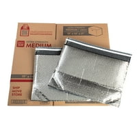 Torba i kutija za hlađenje, blistave srebrne izolovane torbe 13,5 inča.x10x12. 5in. 1. Cu.ft. kapacitet