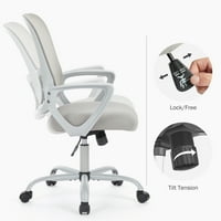 Yangming ergonomska mrežasta kamadba, Executive Rolling okretna stolica, kompjuterska stolica sa leđnim stolom