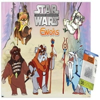 Star Wars: EWOKS - Grupni zidni poster sa pushpinsom, 14.725 22.375