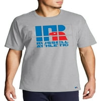 Russell Athletic Muška velika i visoka Geo Logo grafička majica, veličine LT-6XL