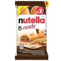Nutella B-spreman, hrskav kolač za hljeb za hljeb napunjen namazom Nutella lješnjaka, brojanje