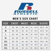 Russell Atletic Muške i velike muške performansi dugih rukava, do veličine 3xl