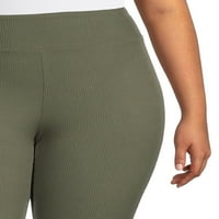 No Bounties Juniors Plus Size rebraste Flare pantalone sa zelenom salatom Edge, 2 pakovanja