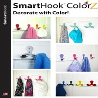 SmartHook ColorZ Garment Friendly Single Coat Hook-Signal Red Svaki Crveni