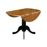 In. Dual Drop listovni trpezarijski stol sa leđima leđa, blagovaonica