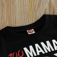 Mamas Boy Ljeto odijelo setovi za bebe dječake s kratkim rukavima pisma za ispis majica + nacrtavanje ppske