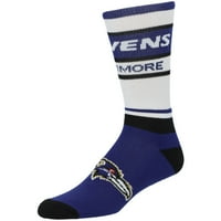 Baltimore Ravens bar Stripe čarapa za posadu