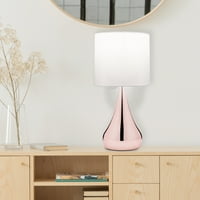 Cresswell rasvjeta pozlaćena metalna stolna lampa od ružičastog zlata 18 H, uključena LED sijalica