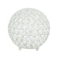 Elipse Srednja 8 Savremena metalna kristalna okrugla sfera glamurozna orbojna lampa za tablicu za dnevni