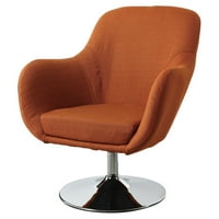 Savremena narančasta akcentna stolica