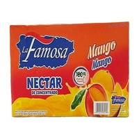 Famosa Mango nektar 10pk 6.75 Oz