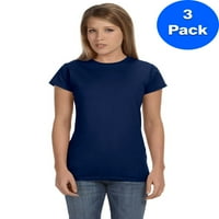 Gildan Womens 4. oz. Softstyle Junior Fit Majica Pack Pack