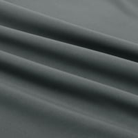 Jedinstvene jastučnice od poliestera od poliestera sa patentnim zatvaračem tamno siva 20 x48