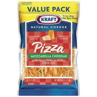 Kraft Isjeckan Mozzarella Cheddar Pizza Sir, 9. oz