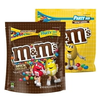 & M's Milk Chocolate and Peanut Candy Mix, uredska zabava veličine 42-unca torba
