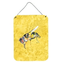 Carolines blaga 8851D pčela na žutom zidu ili visećim otiscima, 12x16, višebojni