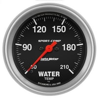 Autometer Sport-Comp Električni mater za vodu niske temperature