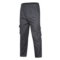 Muški kruni kopča krute hlače plus veličina Atletska planinarska kratka hlače s više džepova za crtanje sportova