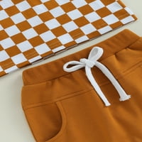 Baby Boys Outfits Ljeto TODDLER novorođenčad kratkih rukava kratke majice i elastične kratke hlače za odjeću