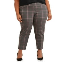 Terra & Sky ženske pantalone Plus veličine sa rastezljivim