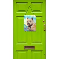 Carolines Treasures 7238DS Cairn Terrier Wir ili viseći otiske vrata, 12x16, višebojni