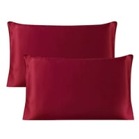 Jedinstvene povoljne navlake za jastuke mulberry Silk jastučnica Set burgundskih putovanja