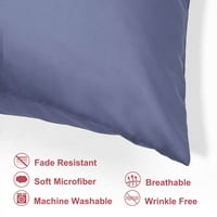 Unique Bargains saten jastučnica sa patentnim zatvaračem, kraljica, škriljevca siva