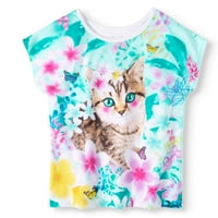Djevojčica 4- Floralna mačka mačke