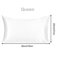 Jedinstvena povoljna svilena jastučnica za kosu bijela kraljica