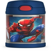 Termos za djecu od nehrđajućeg čelika vakuumski izolovana bočica za slamku, Spiderman, fl oz