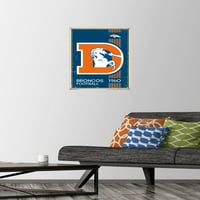 Denver Broncos - Retro Logo 14.72 22.37 Poster