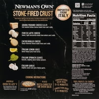 Newmans vlastiti kamen ispaljen kora spanać i Formaggi Frozen Pizza 17.55 oz