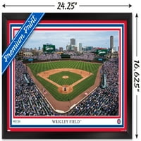 Chicago Cubs - Wrigley Field zidni poster, 14.725 22.375 Uramljeno