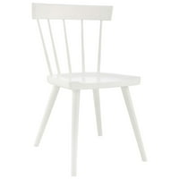 Modway Sutter Drvena stolica sa bočnim stolicama u bijeloj boji