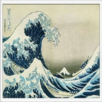 Veliki val od Kanagawa Hokusai zidni poster, 22.375 34